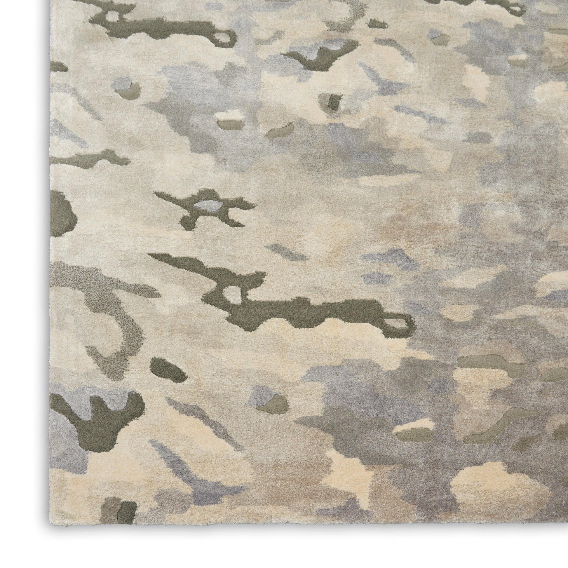 Nourison Home Prismatic  Silver Cloud  Contemporary