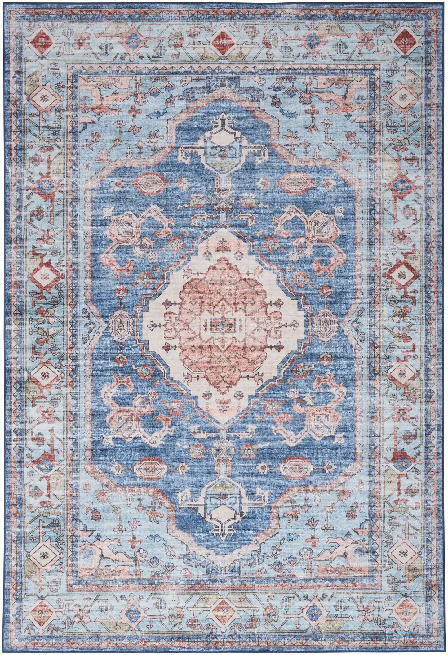 Nourison Home Fulton  Blue  Traditional