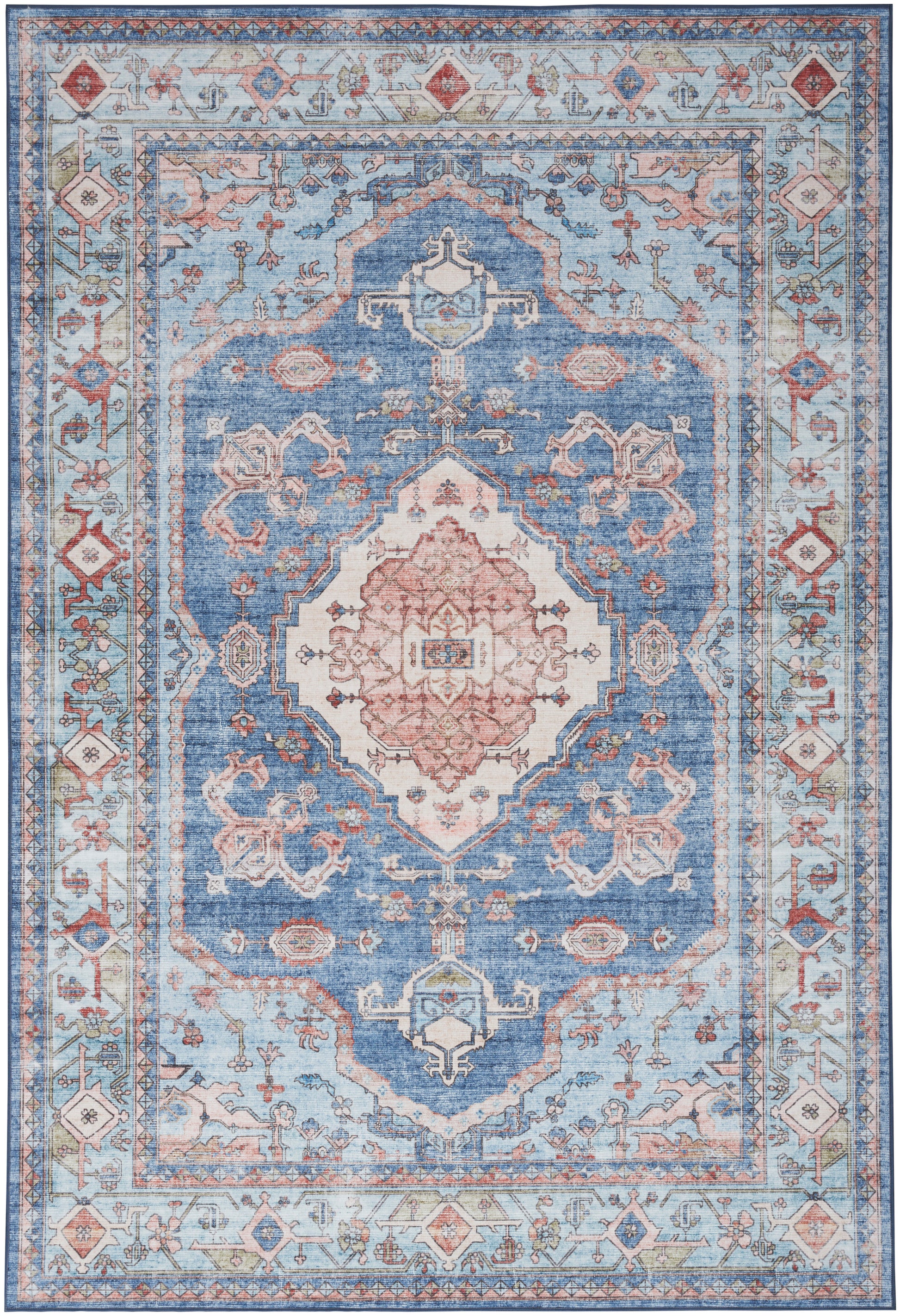 Nourison Home Fulton  Blue  Traditional