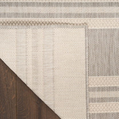 Nourison Home Horizon Indoor/Outdoor  Grey  Contemporary