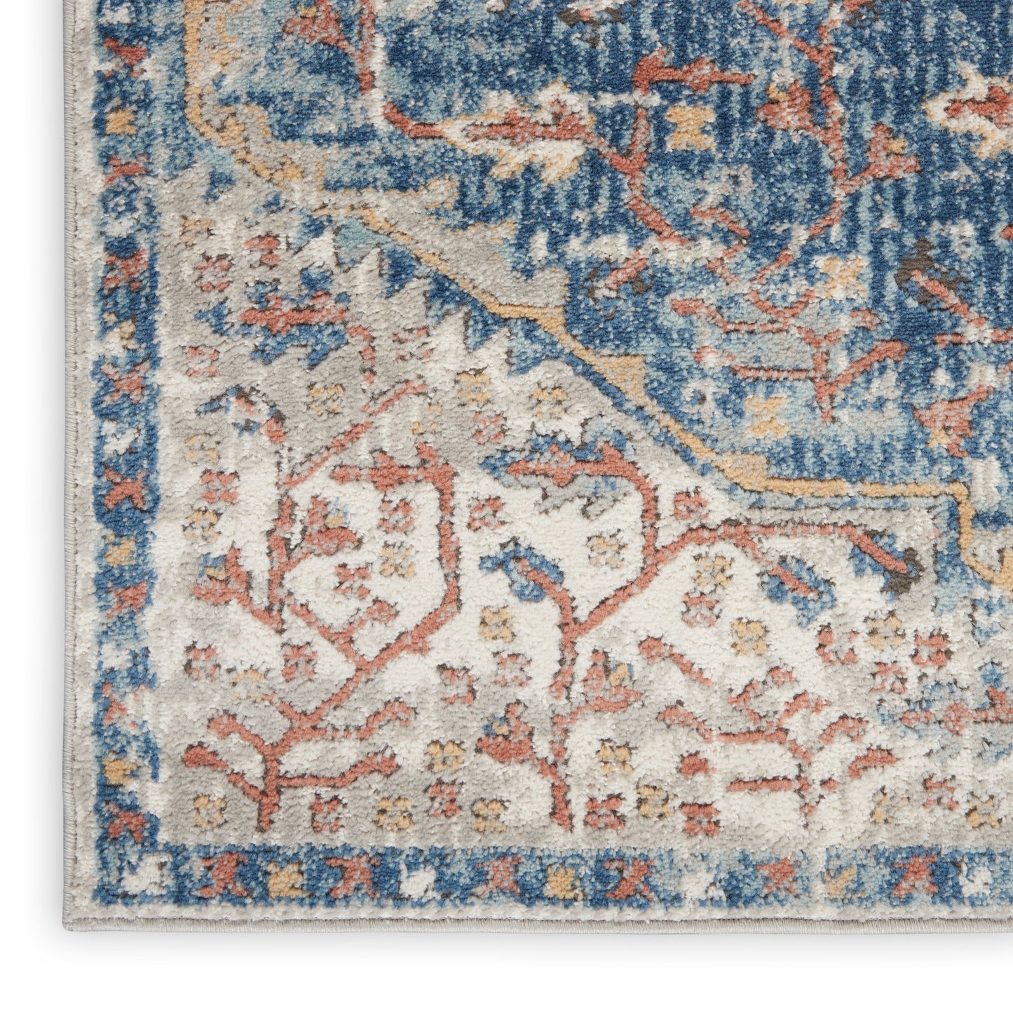Nourison Home Quarry  Blue Grey  Traditional