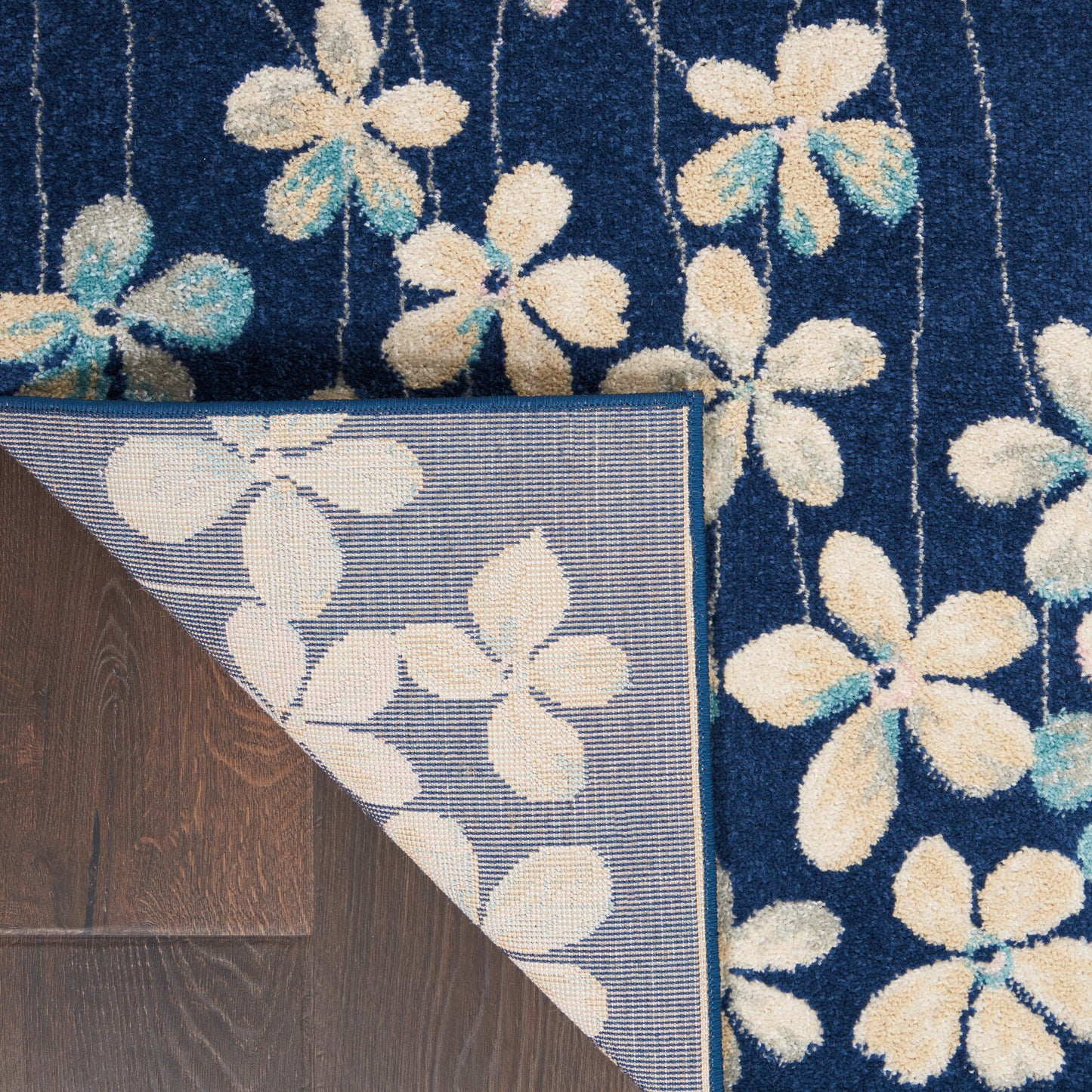 Nourison Home Tranquil  Navy  Contemporary