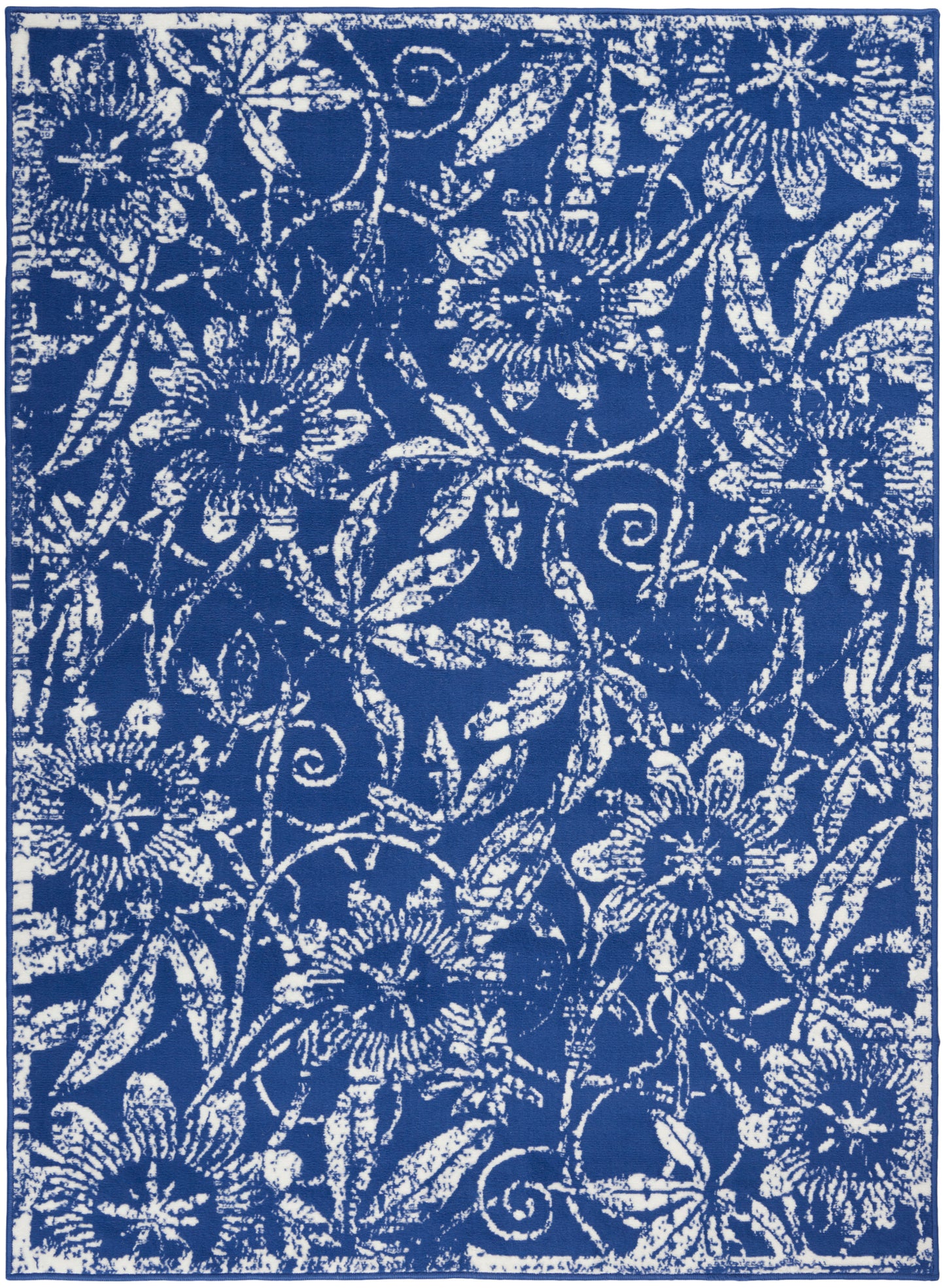 Nourison Home Whimsicle WHS05 Navy Contemporary Power-loomed Rug