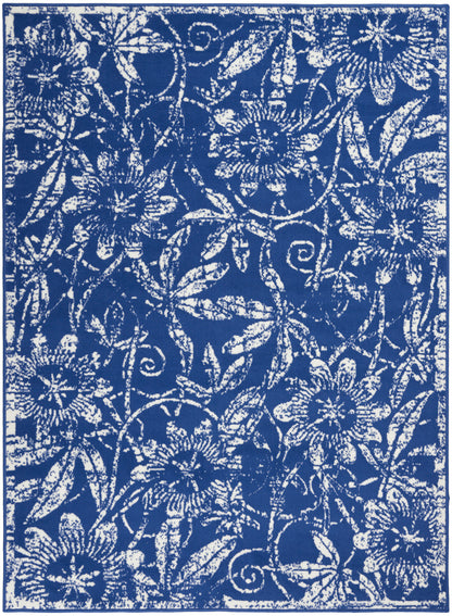 Nourison Home Whimsicle WHS05 Navy Contemporary Power-loomed Rug