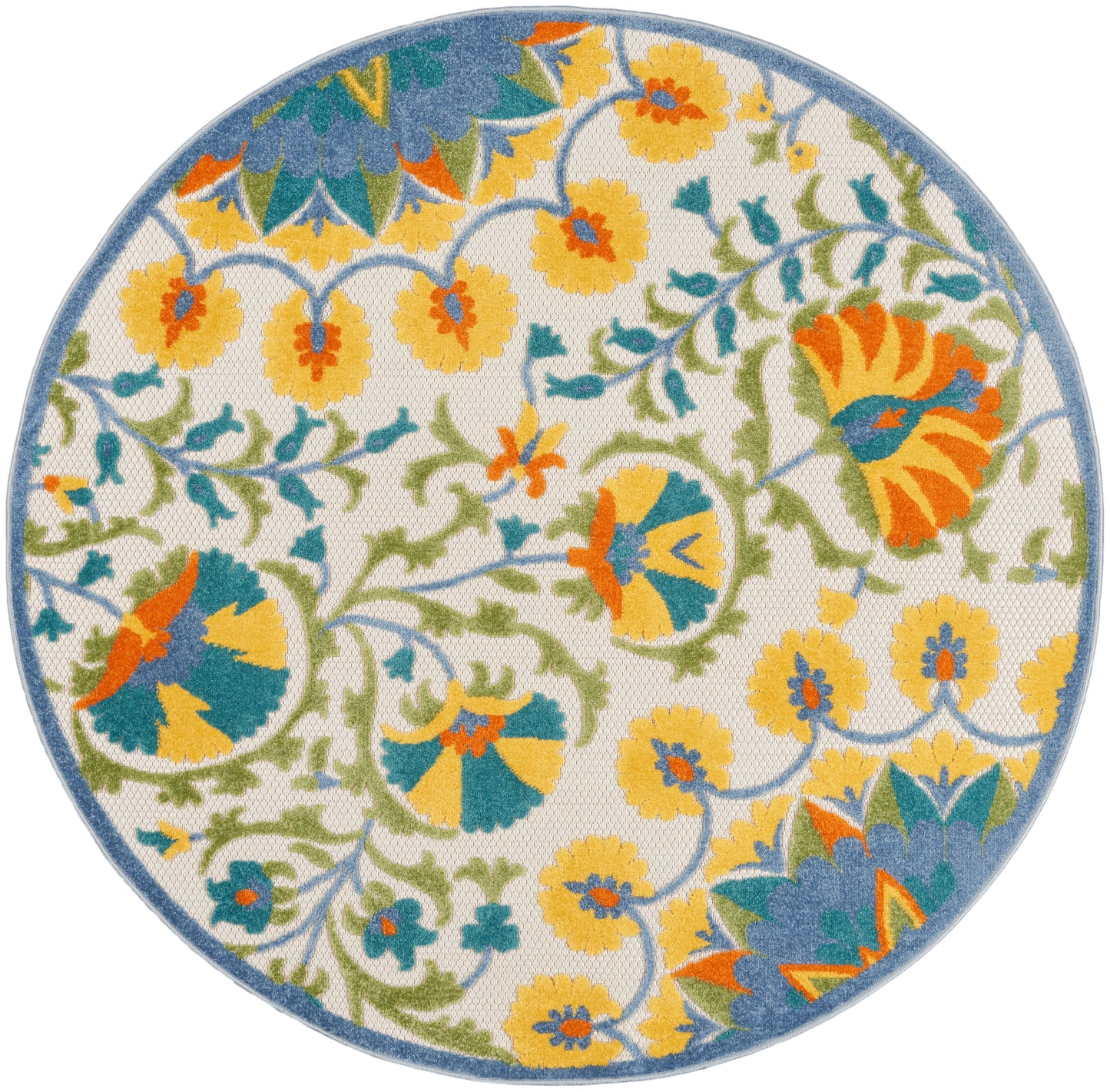 Nourison Home Aloha ALH22 Multicolor Contemporary Power-loomed Rugs