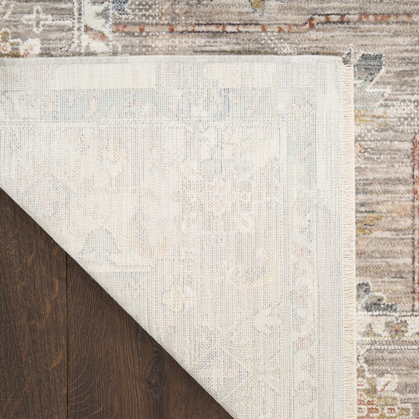 Nourison Home Antique Fusion  Ivory Multicolor  Traditional