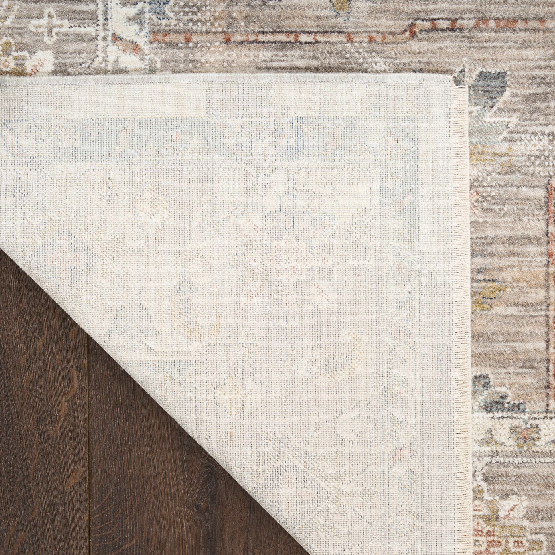 Nourison Home Antique Fusion  Ivory Multicolor  Traditional