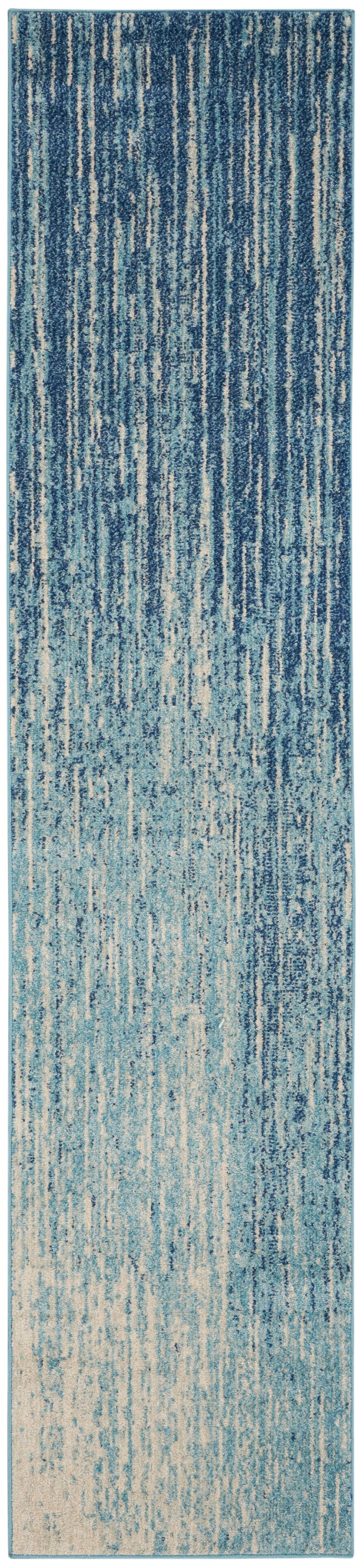 Nourison Home Passion PSN09 Navy Light Blue Contemporary Power-loomed Rugs