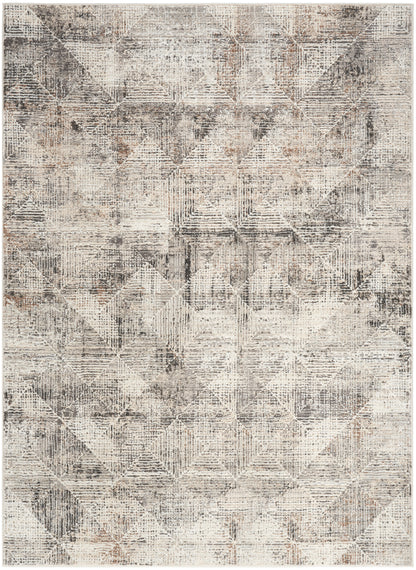 Nourison Home Sustainable Trends SUT08 Ivory Multicolor Contemporary Power-loomed Rug