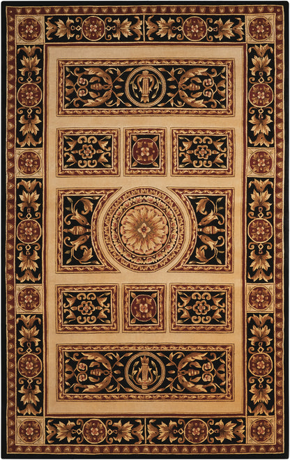 Nourison Home Versailles Palace  Ivory Black  Traditional