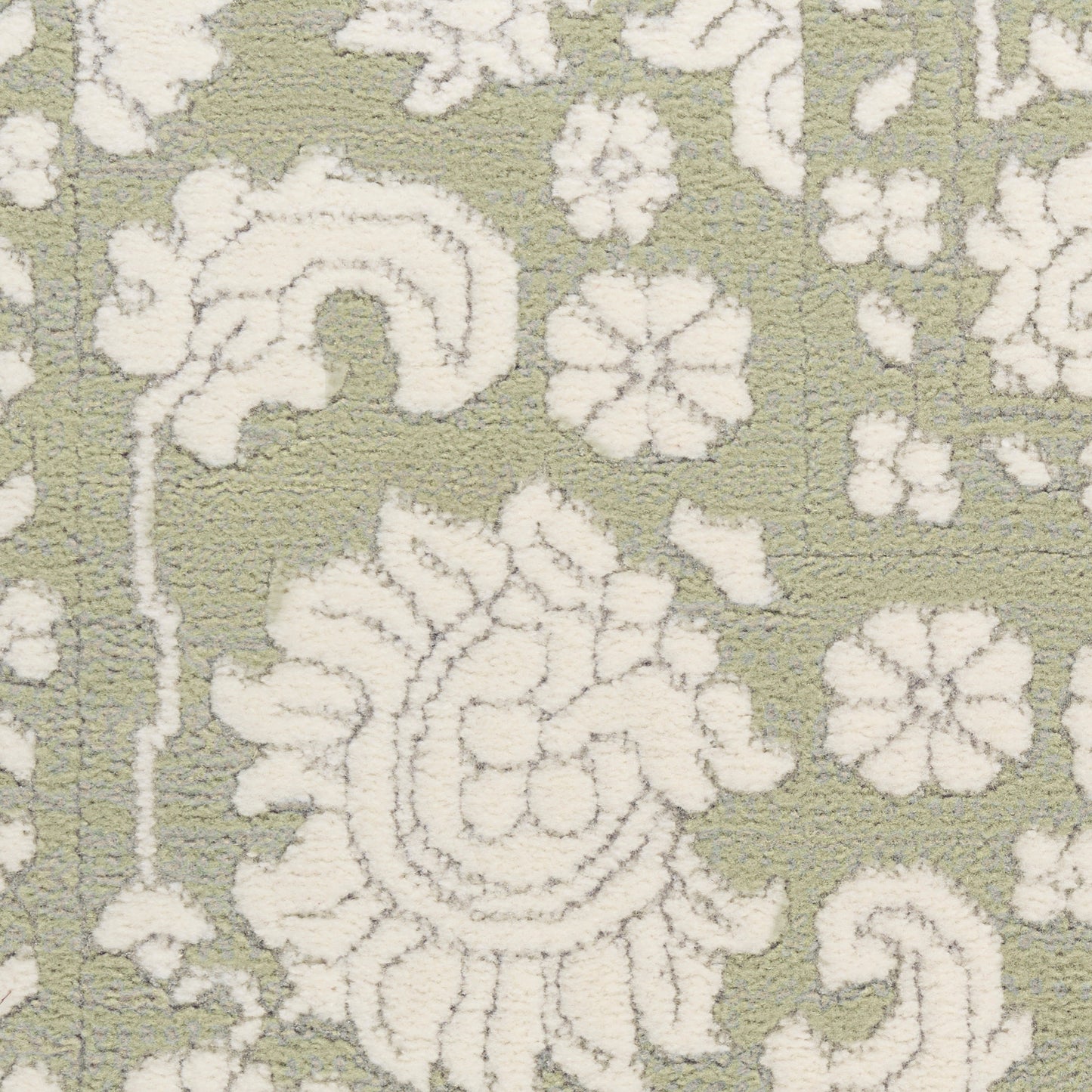 Nourison Home Grace  Sage  Traditional