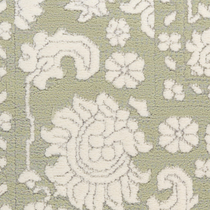 Nourison Home Grace  Sage  Traditional