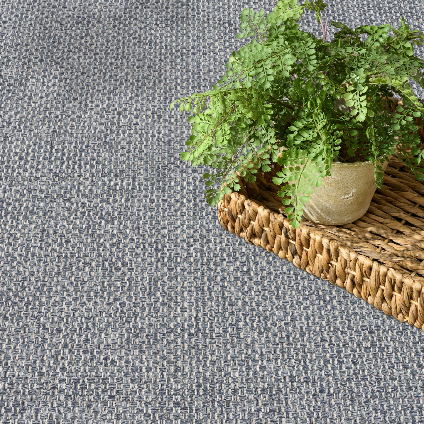 Nourison Home Tulum  Denim  Contemporary