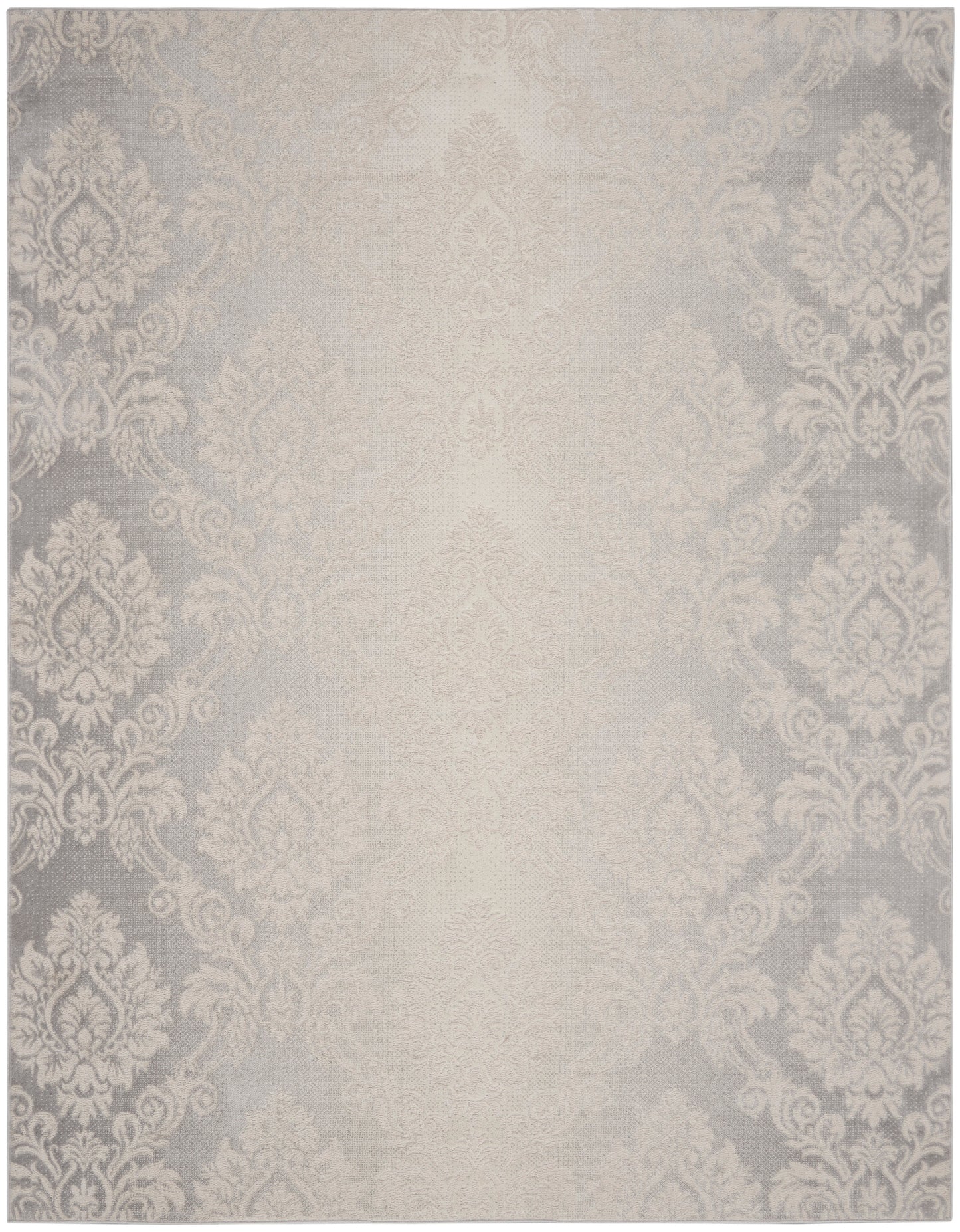 Nourison Home Elation  Ivory Grey  Traditional