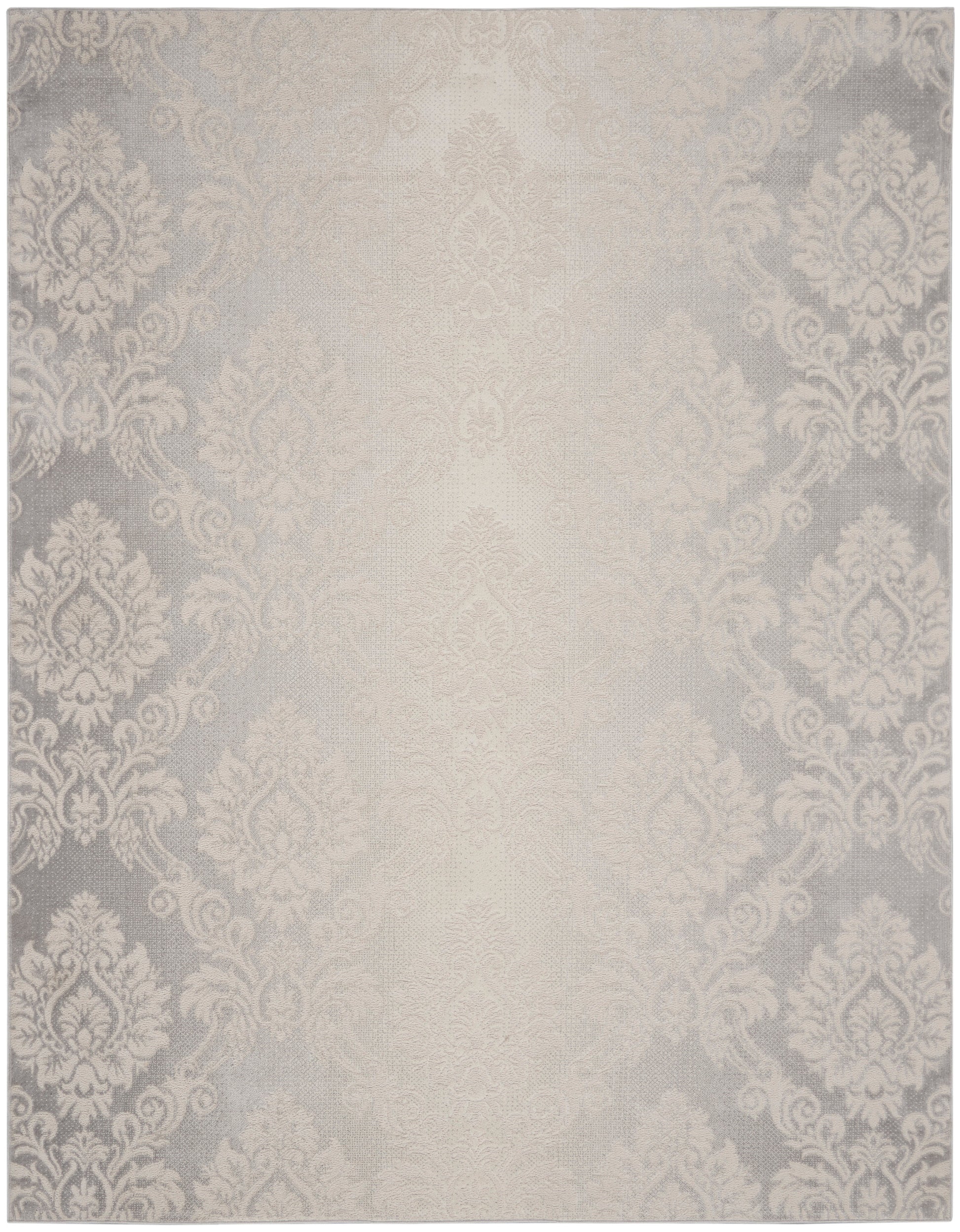 Nourison Home Elation  Ivory Grey  Traditional