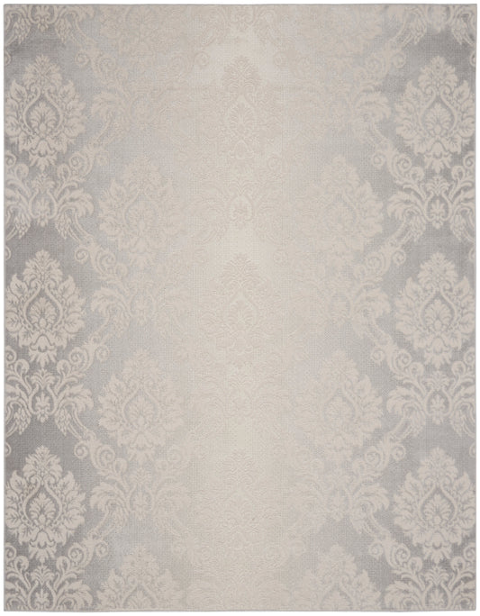Nourison Home Elation  Ivory Grey  Traditional