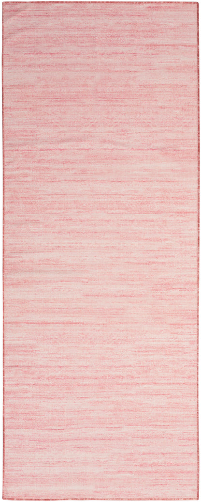 Nourison Home Washable Essentials WAE01 Pink Contemporary Loom-woven Rug