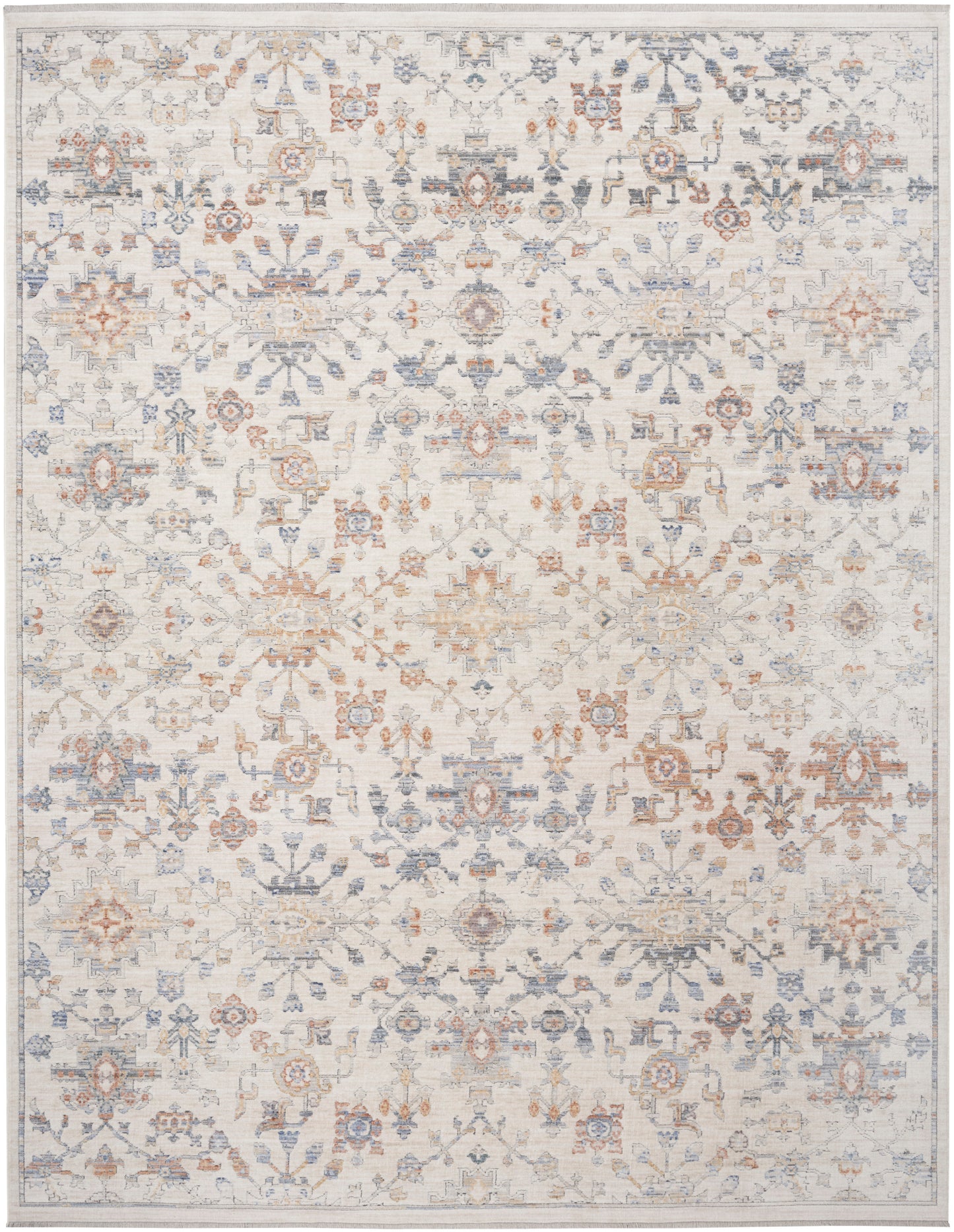 Nourison Home Elegant Heirlooms  Ivory Grey  Traditional