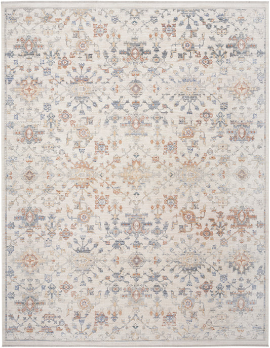 Nourison Home Elegant Heirlooms  Ivory Grey  Traditional