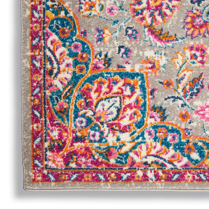 Nourison Home Passion  Grey Multicolor  Traditional