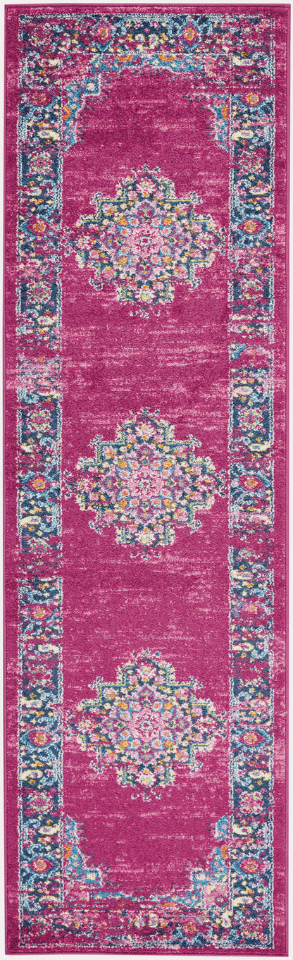 Nourison Home Passion PSN03 Fuchsia Transitional Power-loomed Rugs