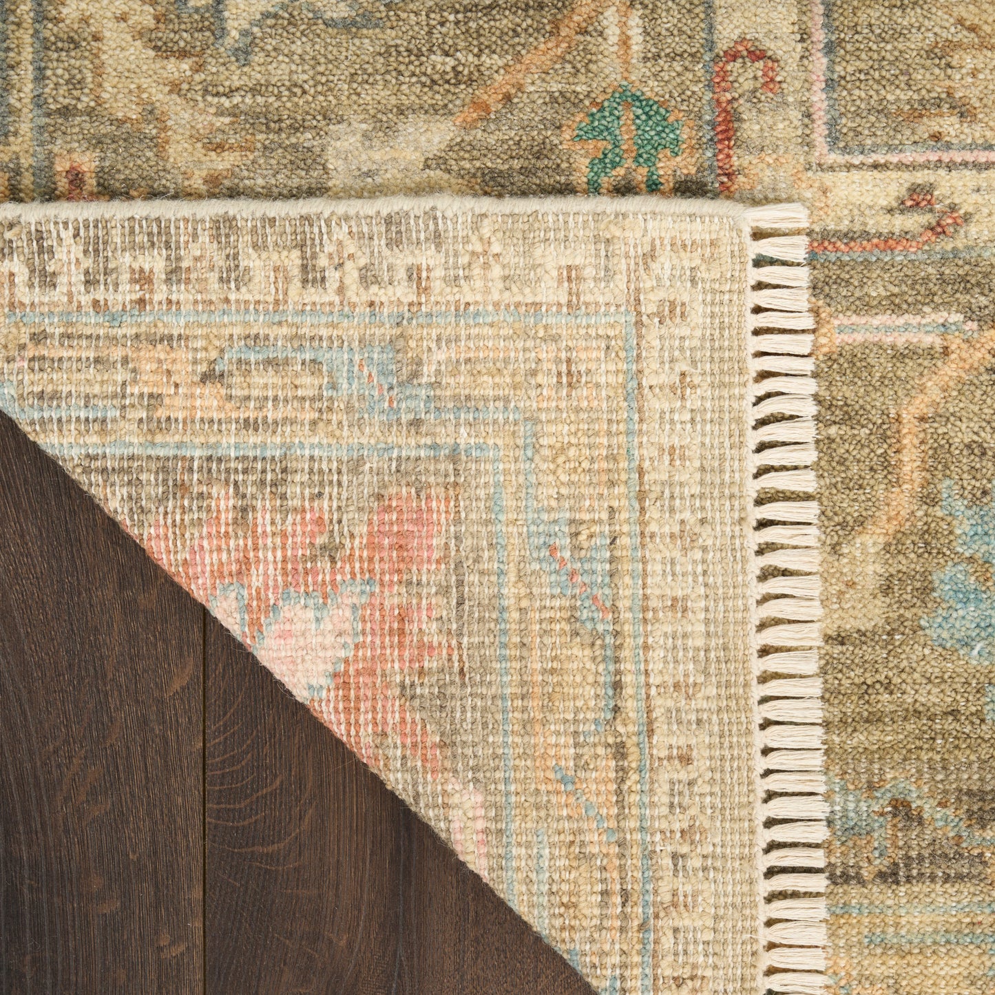 Nourison Home Heritage Vine  Charcoal  Traditional