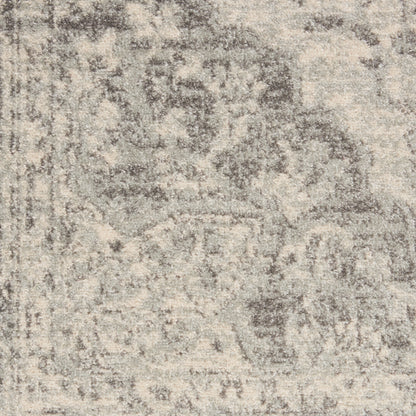 Nourison Home Tranquil  Ivory Grey  Traditional