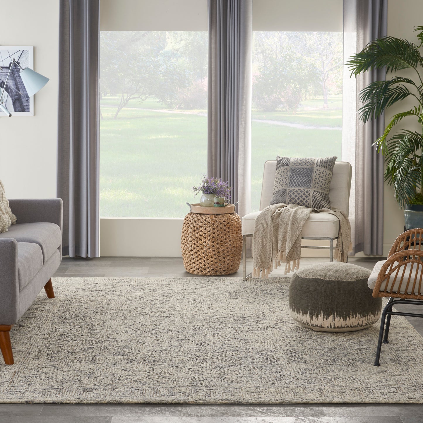 Nourison Home Colorado  Beige Grey  Contemporary
