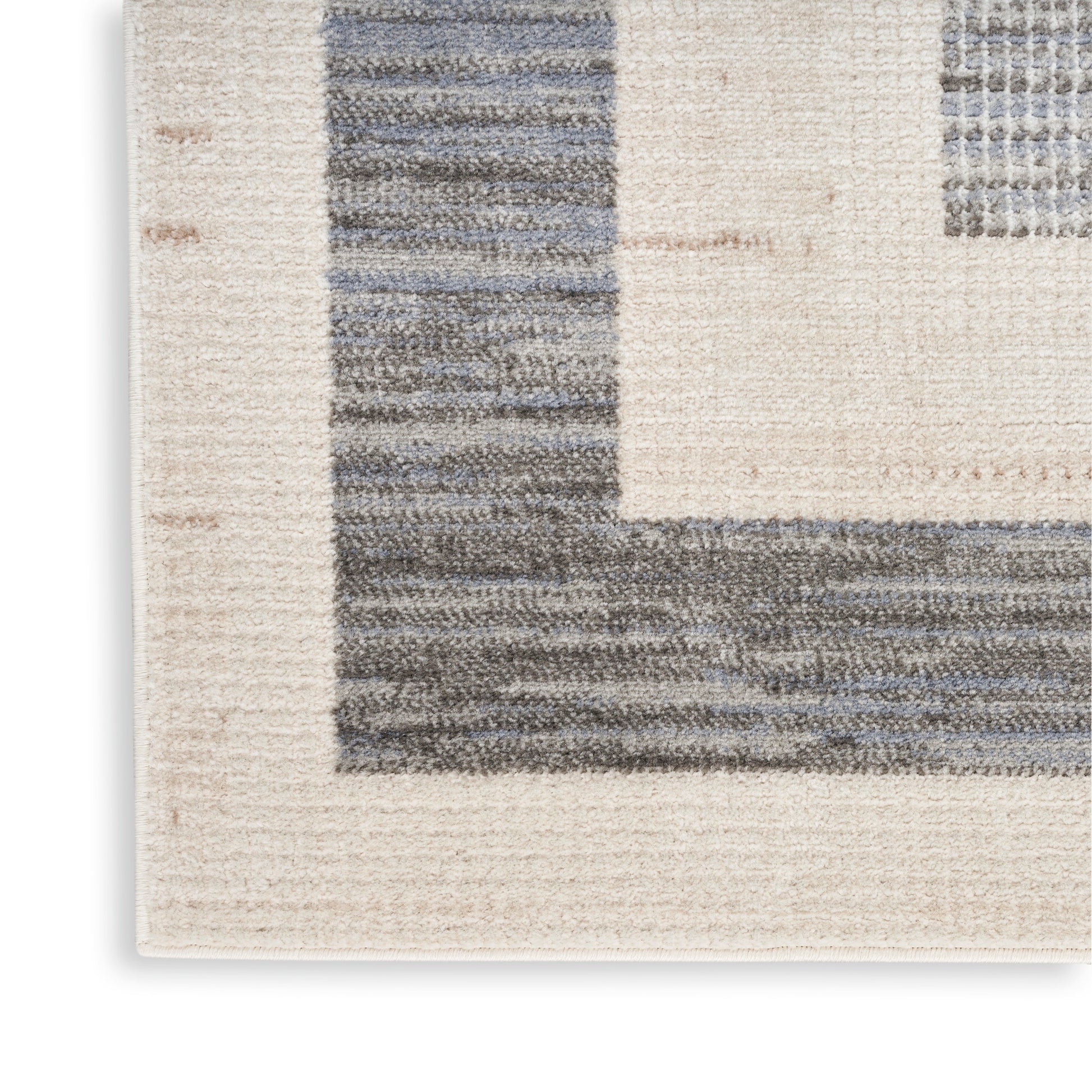 Nourison Home Serenity Home  Grey Ivory  Contemporary