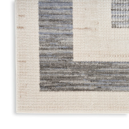 Nourison Home Serenity Home  Grey Ivory  Contemporary