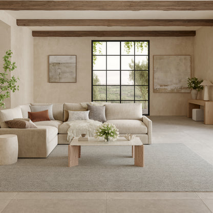 Nourison Home Natural Texture  Ivory Grey  Contemporary
