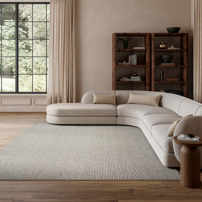 Nourison Home Natural Texture  Ivory Grey  Contemporary