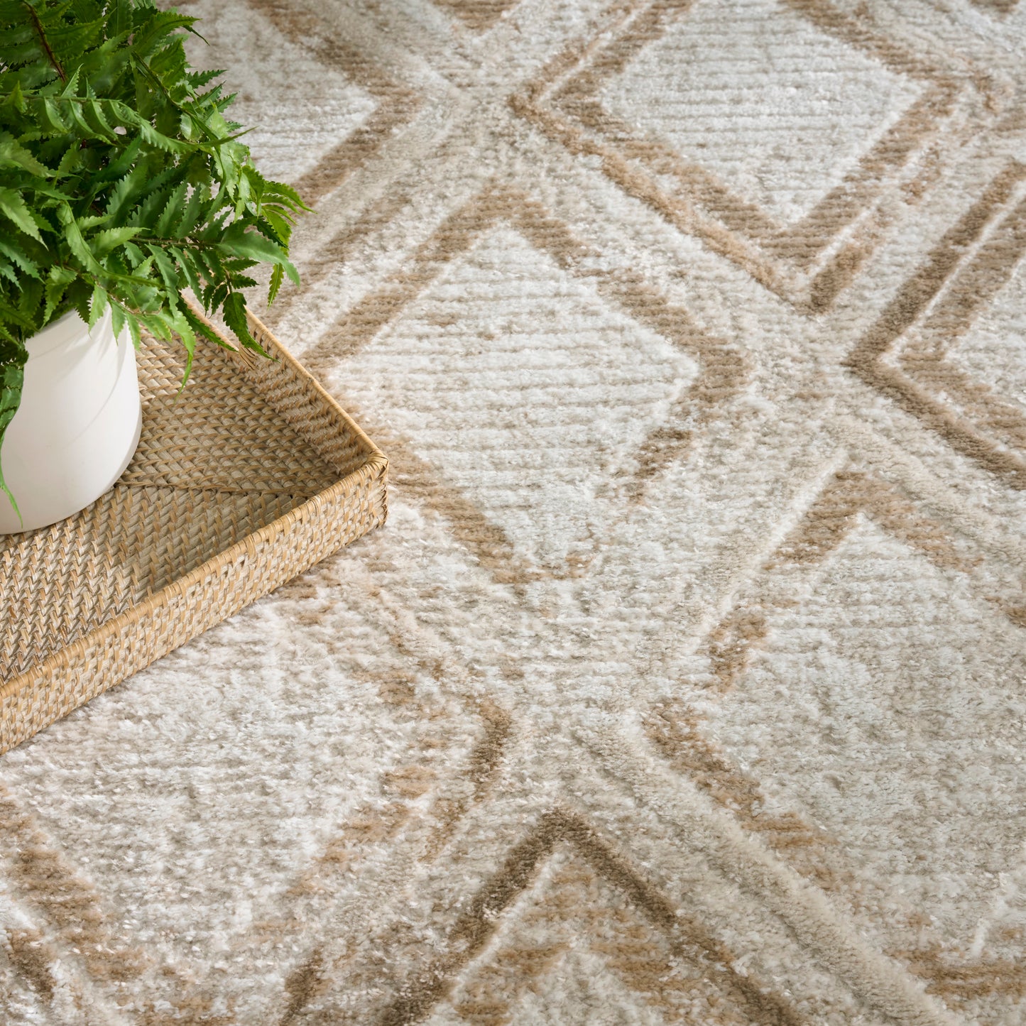 Nourison Home Dekor  Ivory Taupe  Contemporary