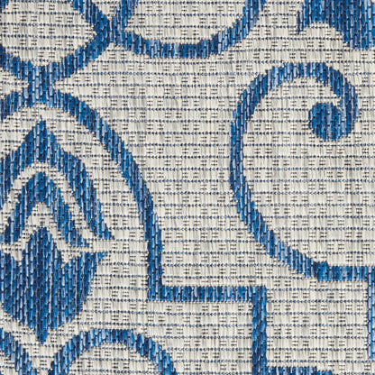 Nourison Home Country Side  Ivory Blue  Transitional