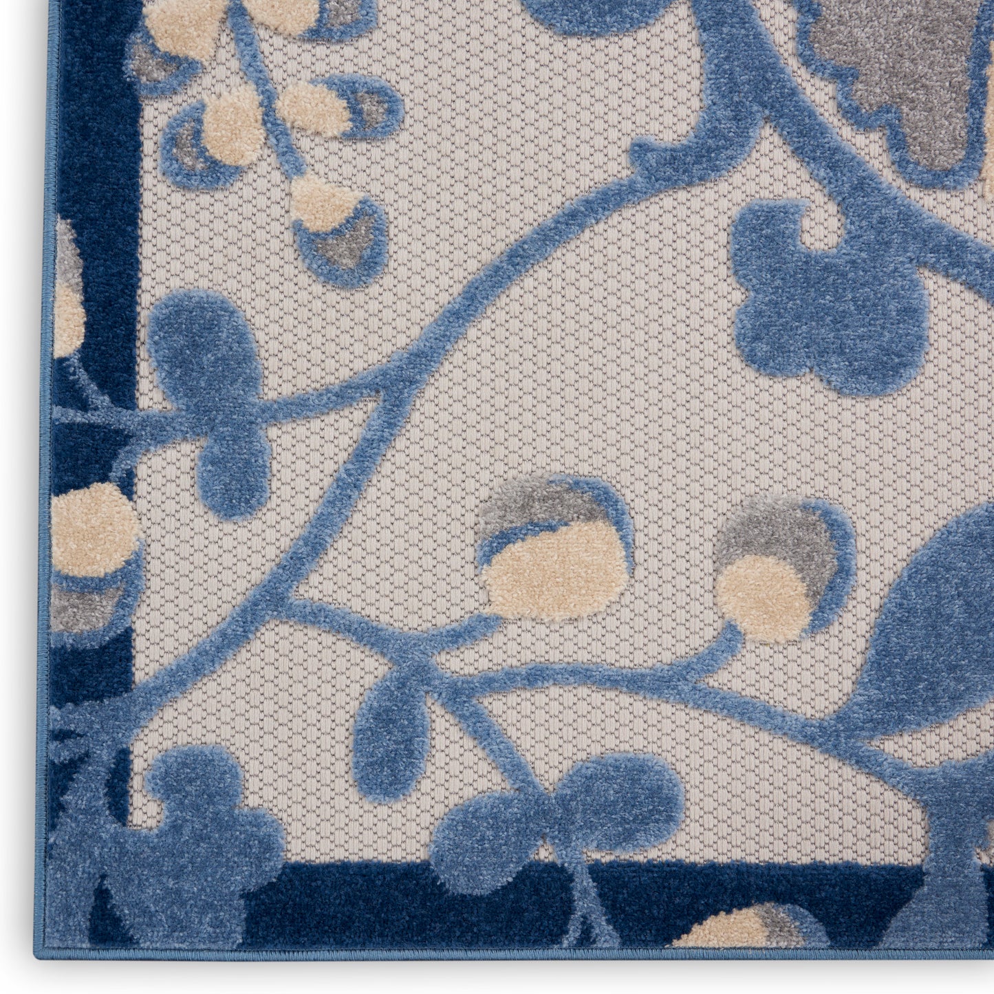Nourison Home Aloha  Blue Grey  Contemporary