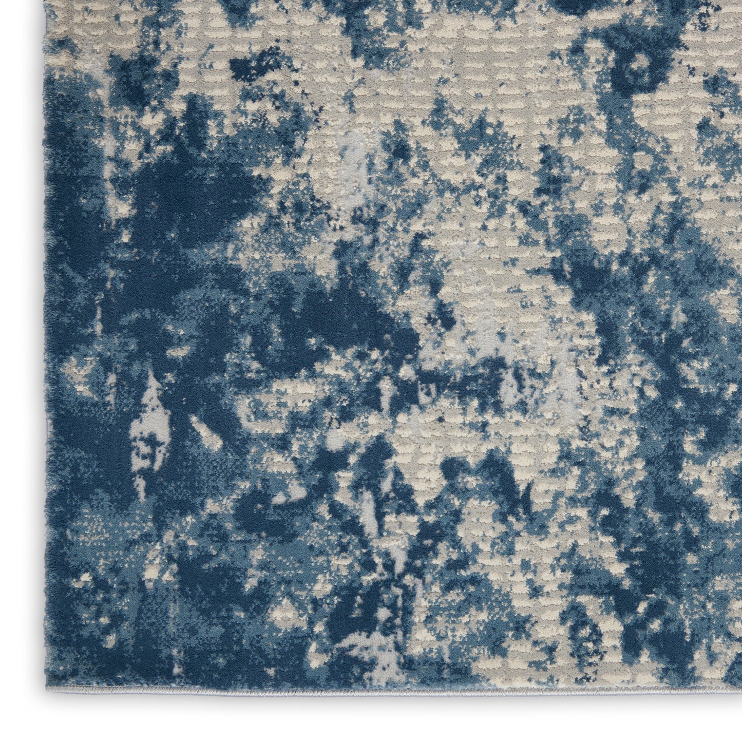 Nourison Home Rustic Textures  Grey Blue  Contemporary