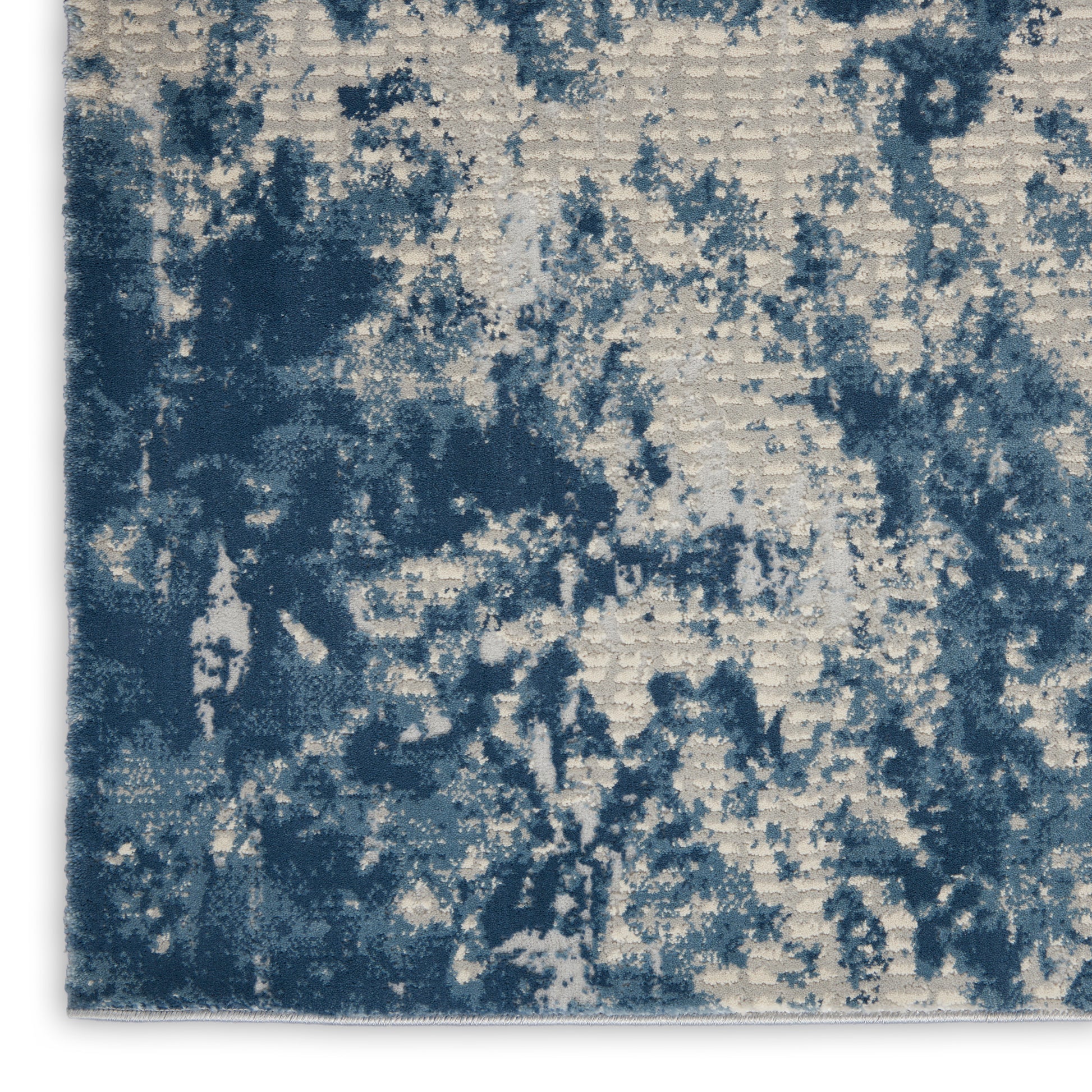 Nourison Home Rustic Textures  Grey Blue  Contemporary