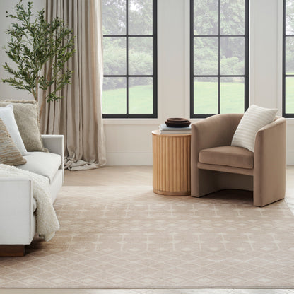 Nourison Home Grafix  Beige  Transitional