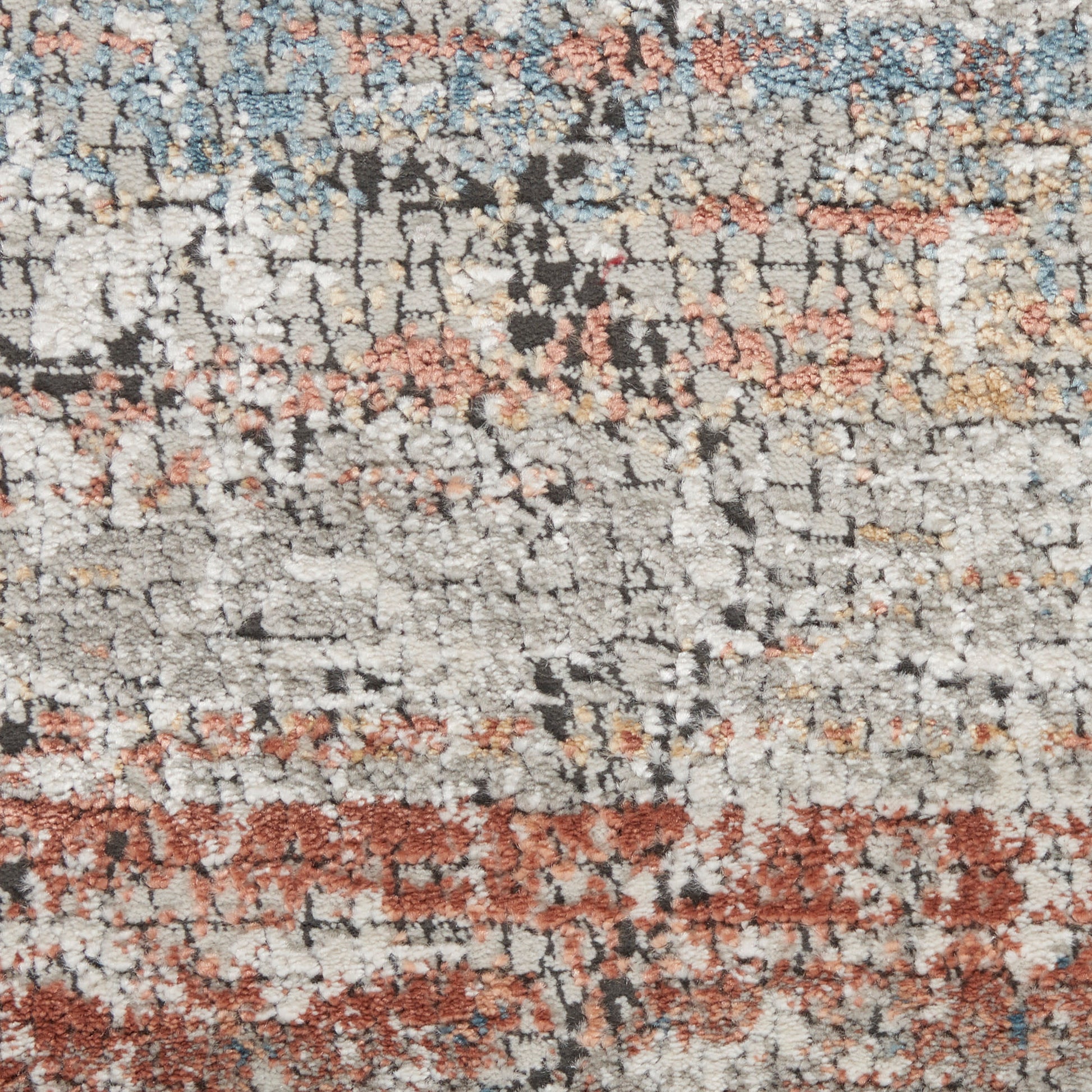 Nourison Home Rustic Textures  Multicolor  Contemporary