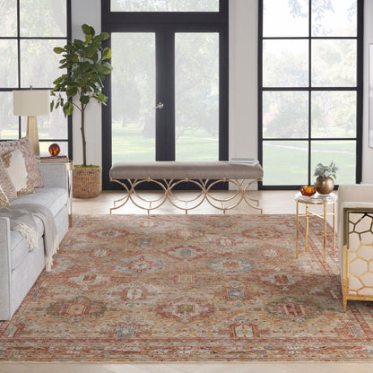 Nourison Home Sahar  Rust  Traditional
