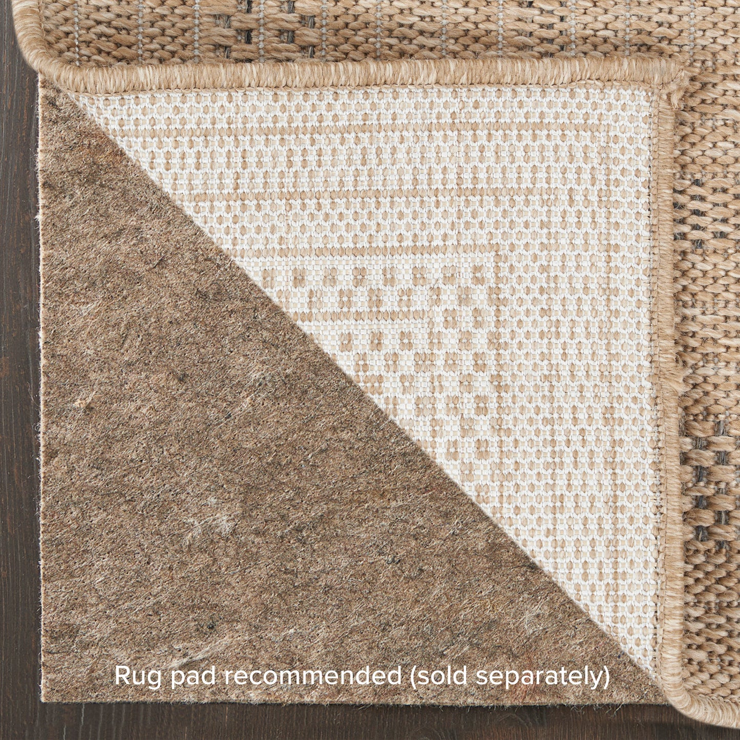 Nourison Home Tulum  Taupe Grey  Contemporary
