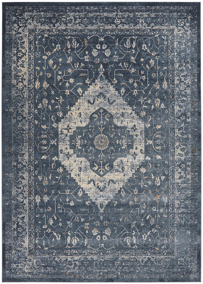 Nourison Home Malta  Navy  Traditional