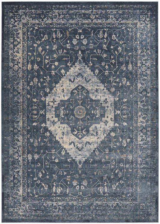 Nourison Home Malta  Navy  Traditional