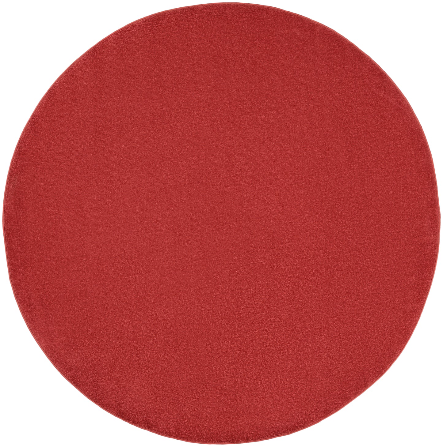 Nourison Home Nourison Essentials NRE01 Brick Red Contemporary Power-loomed Rug