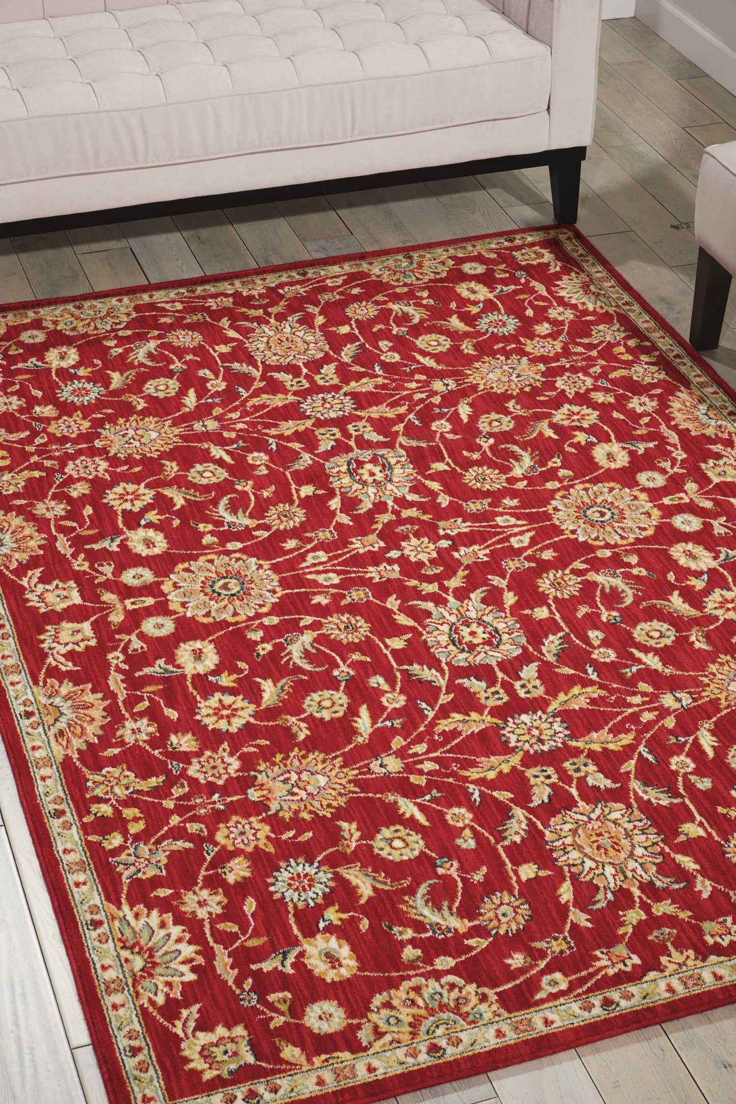 Nourison Home Ancient Times  Red  Traditional