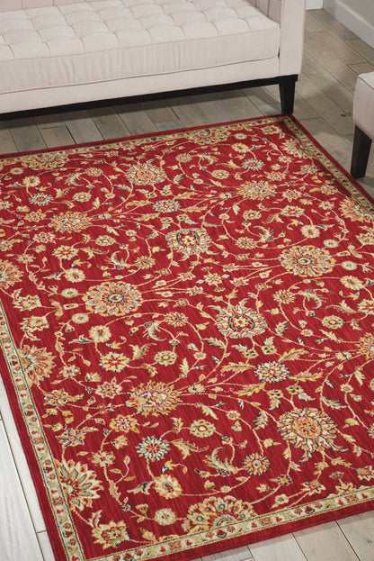 Nourison Home Ancient Times  Red  Traditional