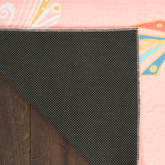 Nourison Home Imagination  Pink Multicolor  Contemporary