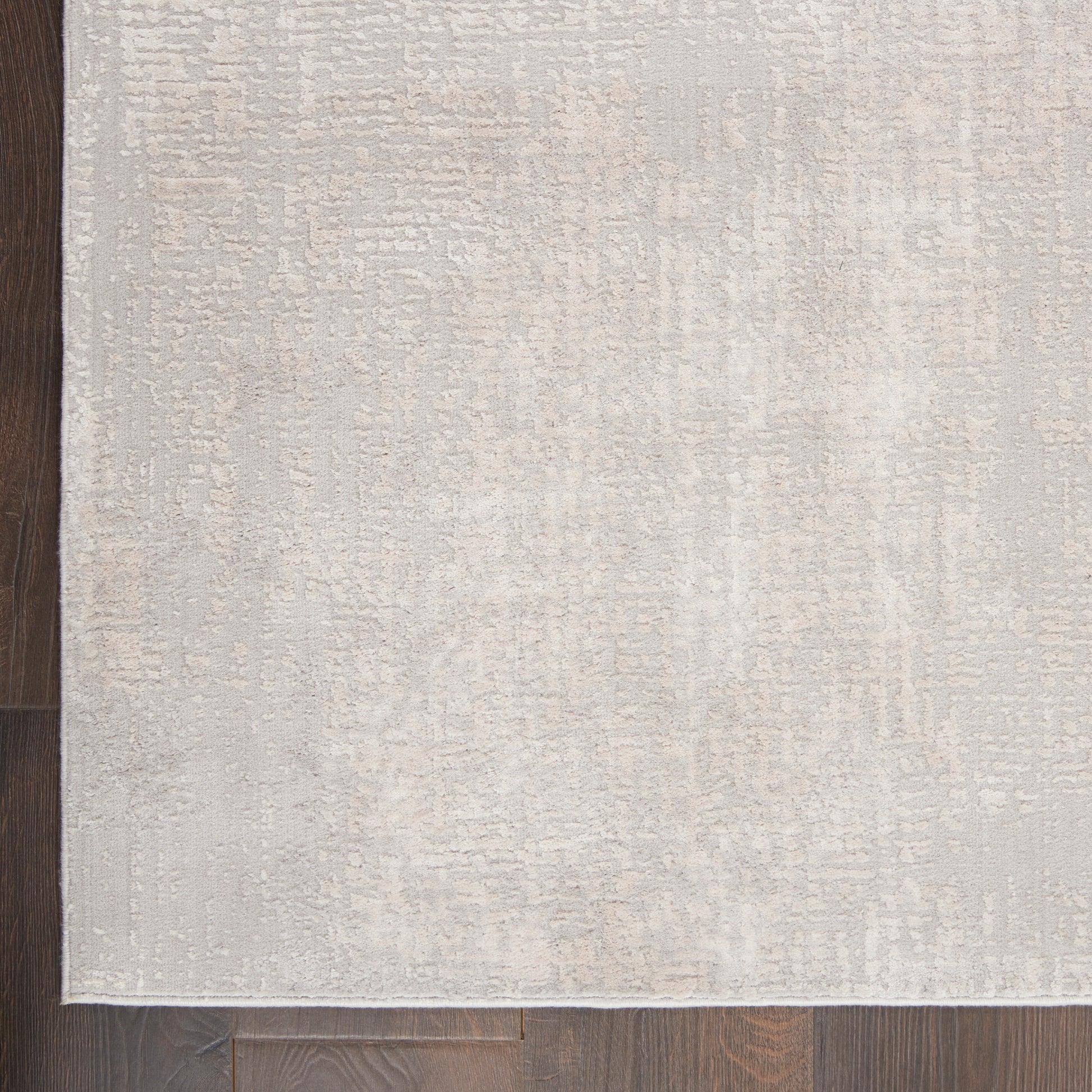 Nourison Home Silky Textures  Ivory Grey  Contemporary