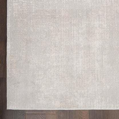 Nourison Home Silky Textures  Ivory Grey  Contemporary
