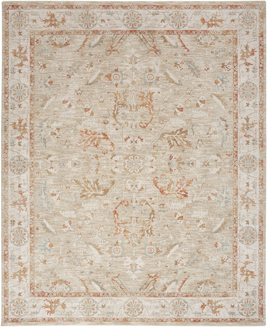 Nourison Home Infinite  Sage Ivory  Traditional